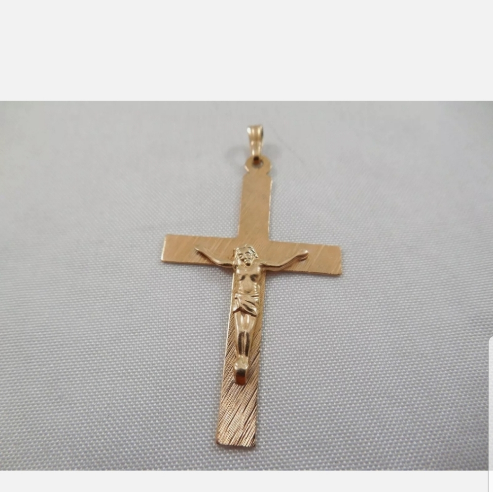 14k Gold Pendant Cross